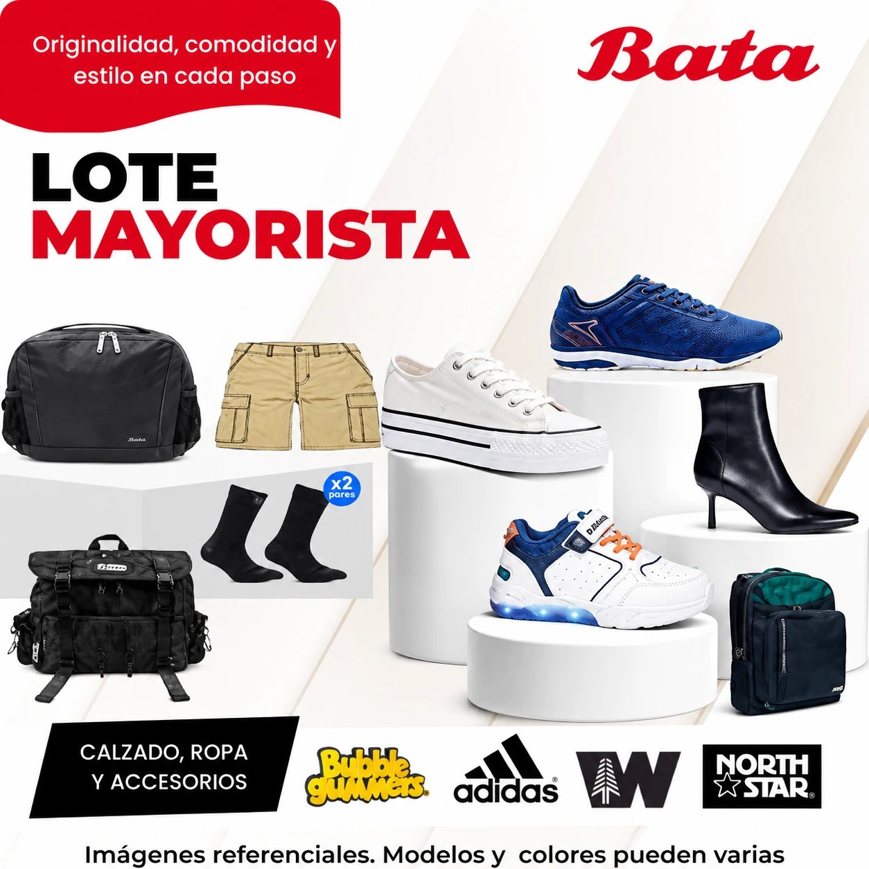 LOTE # 42 BATA | MARCAS ORIGINALES
