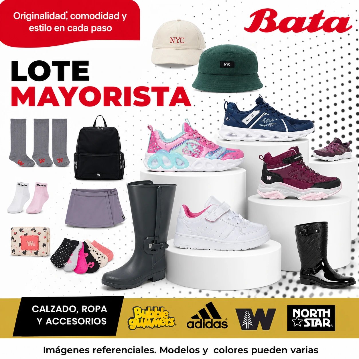 LOTE #44 BATA MAYORISTA | MARCAS ORIGINALES DISPONIBLE
