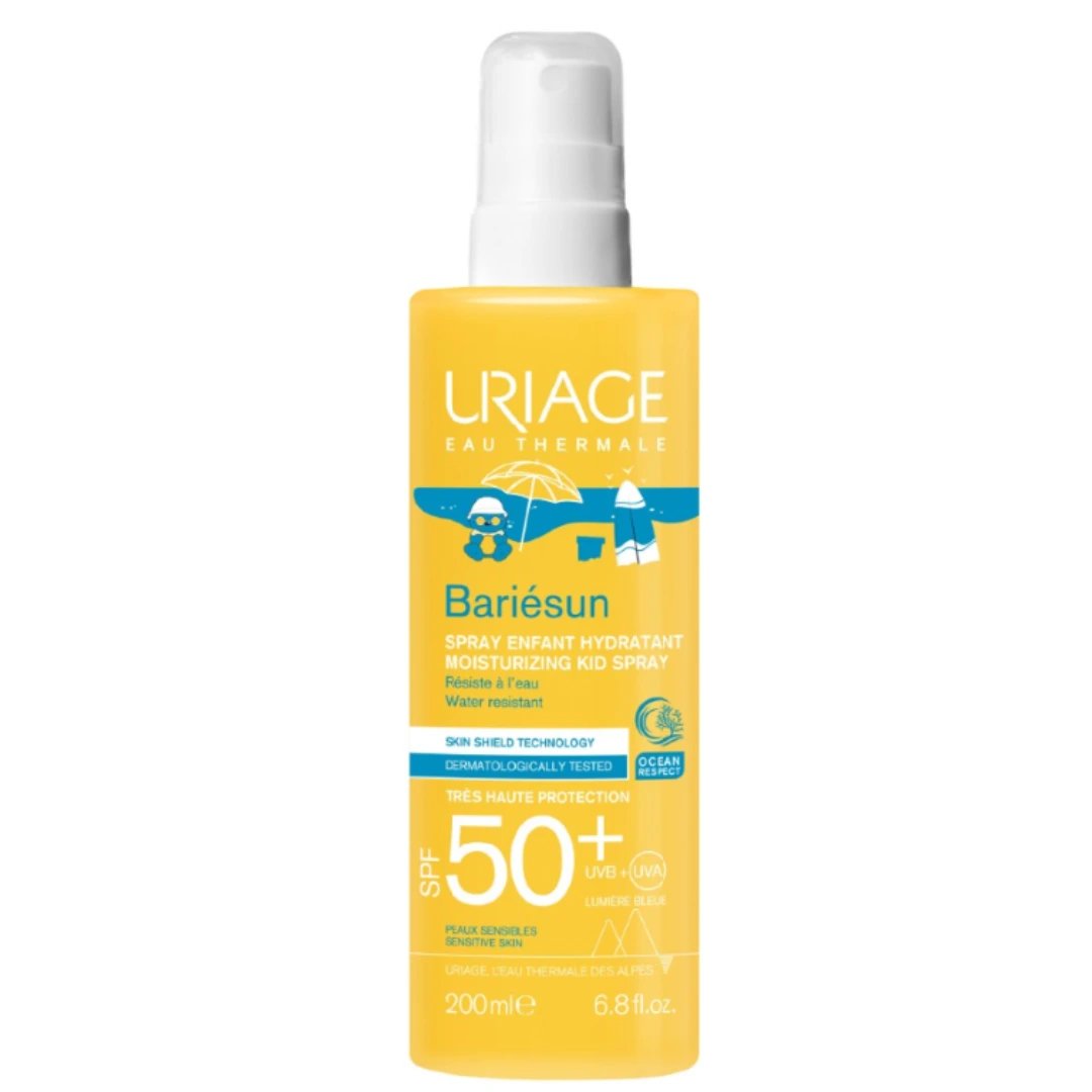 URIAGE BARIESUN SPF50+ KIDS SPRAY 200ML | PROTECTOR SOLAR NIÑOS ROSTRO Y CUERPO | CAJA X 35 UNIDADES