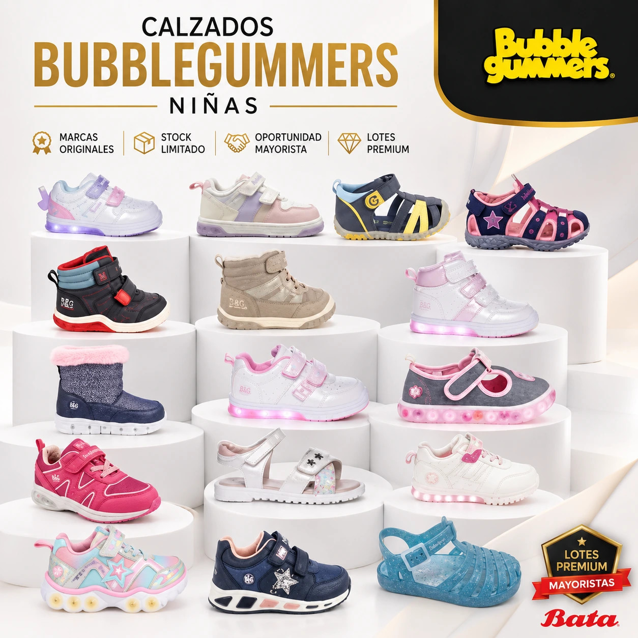 LOTE #98 MAYORISTA BATA-BUBBLEGUMMERS ORIGINAL - Imagen 3