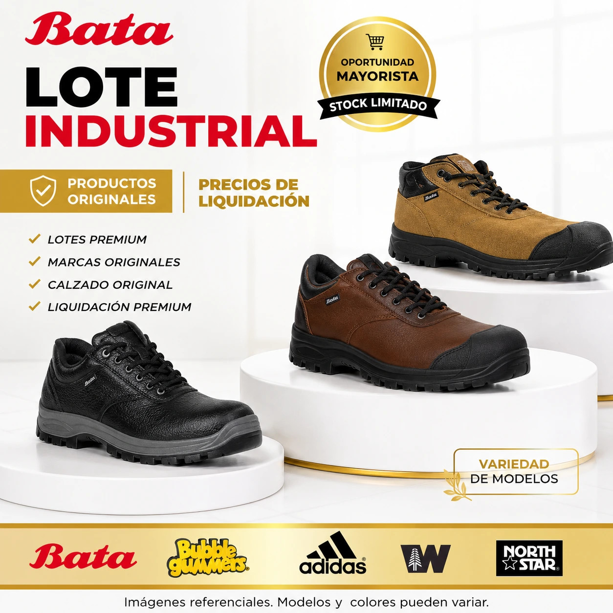 REGIÓN DEL BIOBÍO LOTE # 79 BATA STOCK MAYORISTA PREMIUM DISPONIBLE - Imagen 10