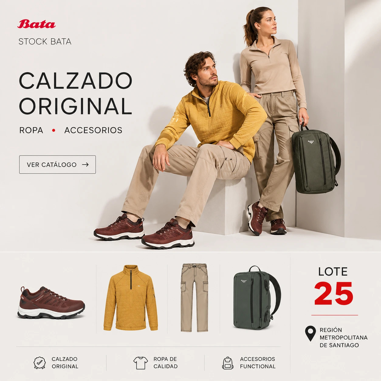 LOTE # 25 BATA | OPORTUNIDAD MAYORISTA EN CALZADO, ROPA Y ACCESORIOS ORIGINALES - Imagen 1