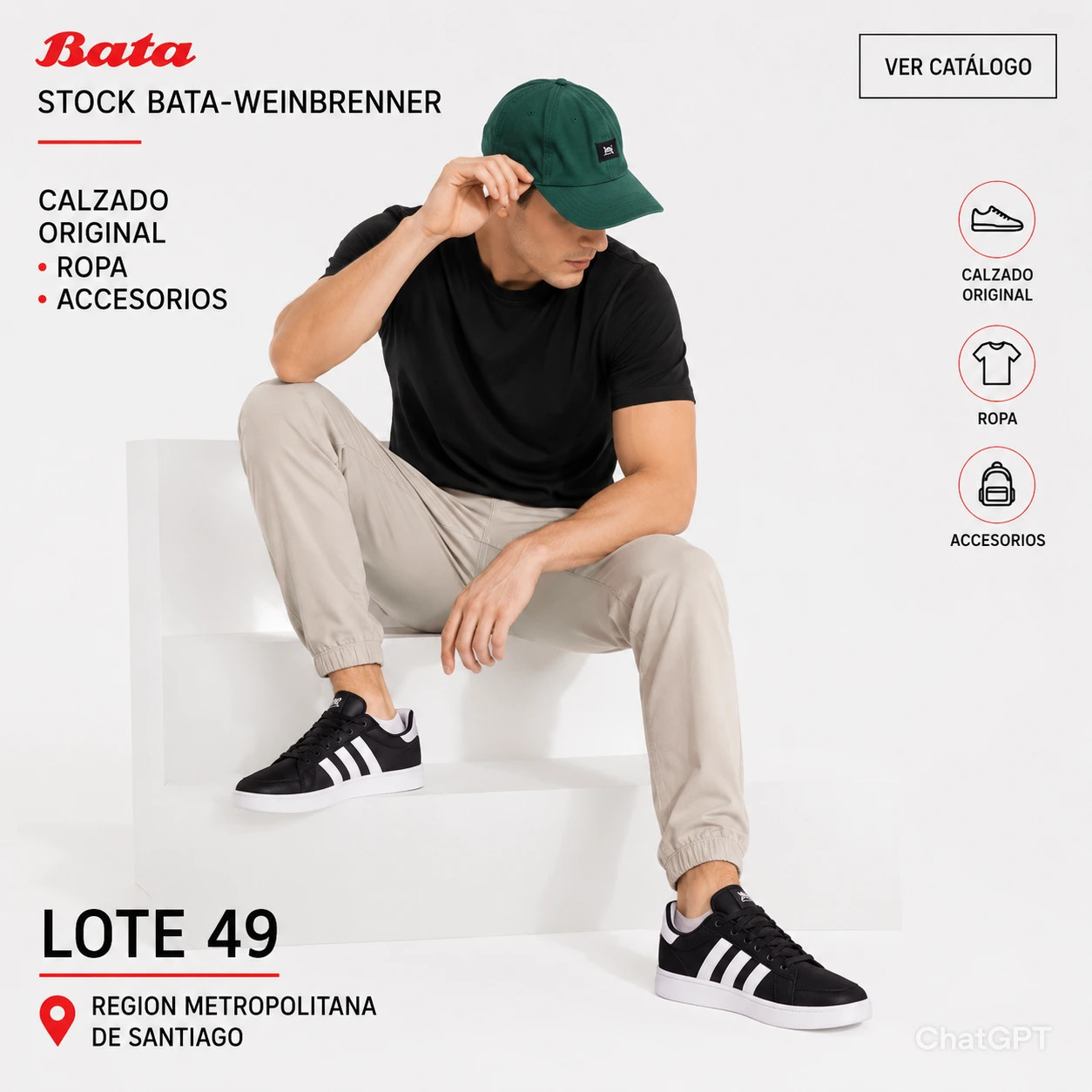 LOTE # 49 BATA MULTIMARCA ORIGINAL - Imagen 1