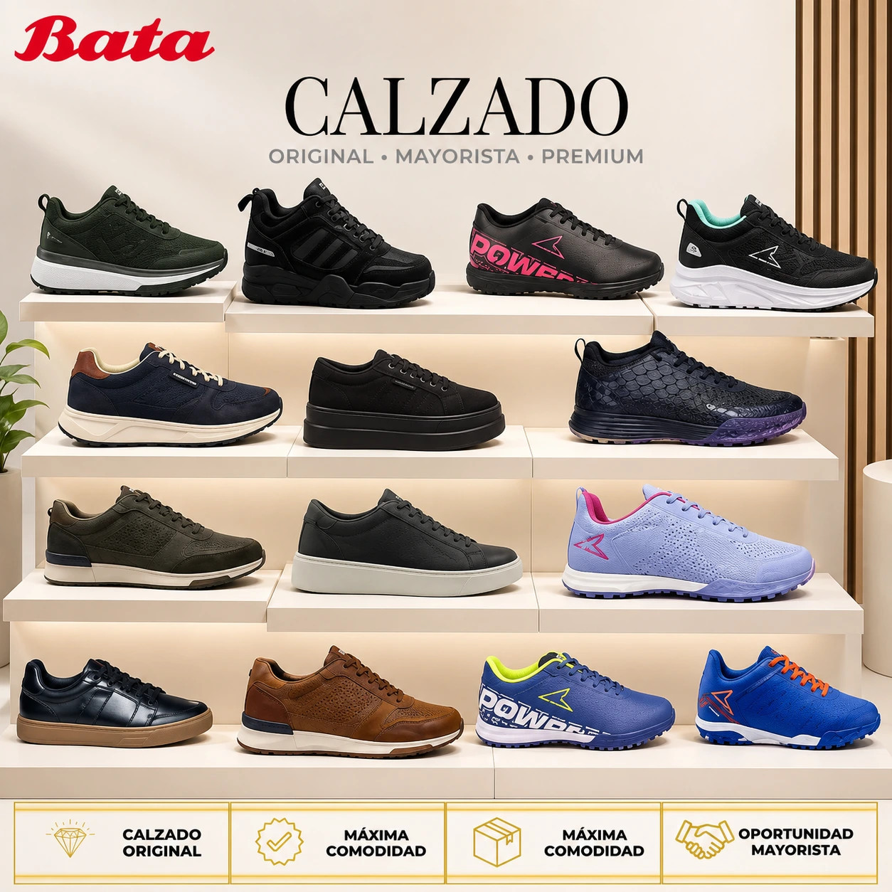 LOTE # 56 BATA MULTIMARCA ORIGINAL - Imagen 4