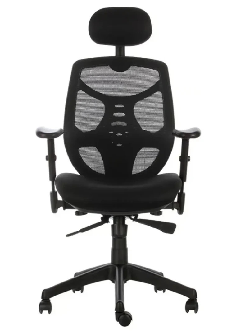 Silla Oficina Ergonomica Base Nylon Con Cabecero - Imagen 3
