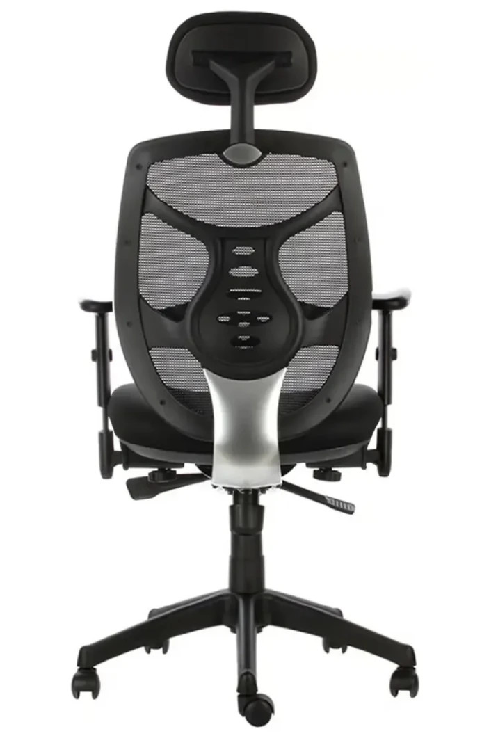 Silla Oficina Ergonomica Base Nylon Con Cabecero - Imagen 4