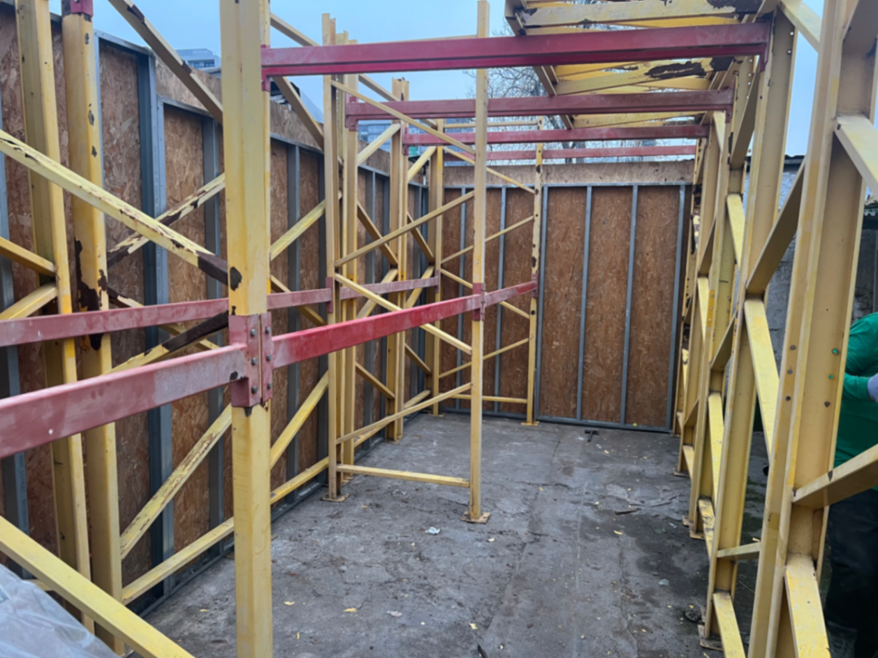 Rack Porta Pallet  set 5 cuerpos 12,5 mts lineales - Imagen 1