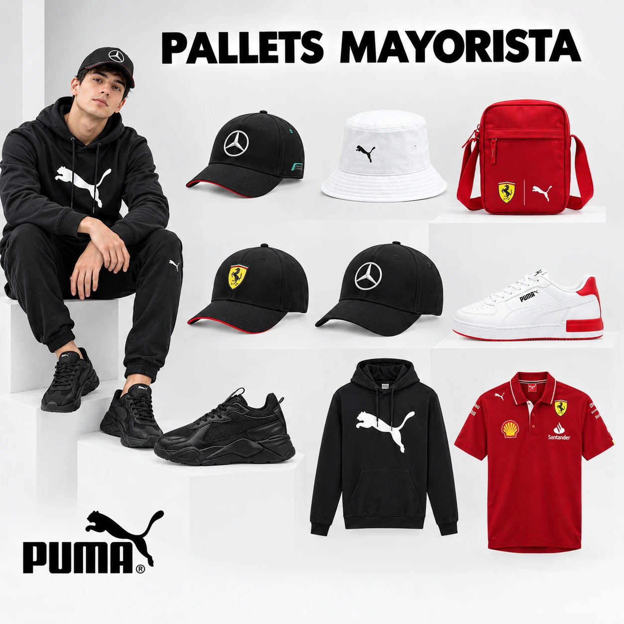 PALLET R02-01593 MAYORISTA PUMA - 195 UNIDADES - CALZADO · VESTUARIO · ACCESORIOS - Imagen 2
