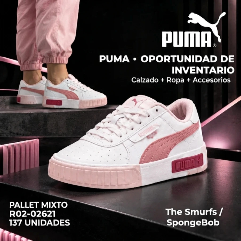 PALLET R02-02621 MAYORISTA PUMA - 137 UNIDADES - CALZADO · VESTUARIO - Imagen 1