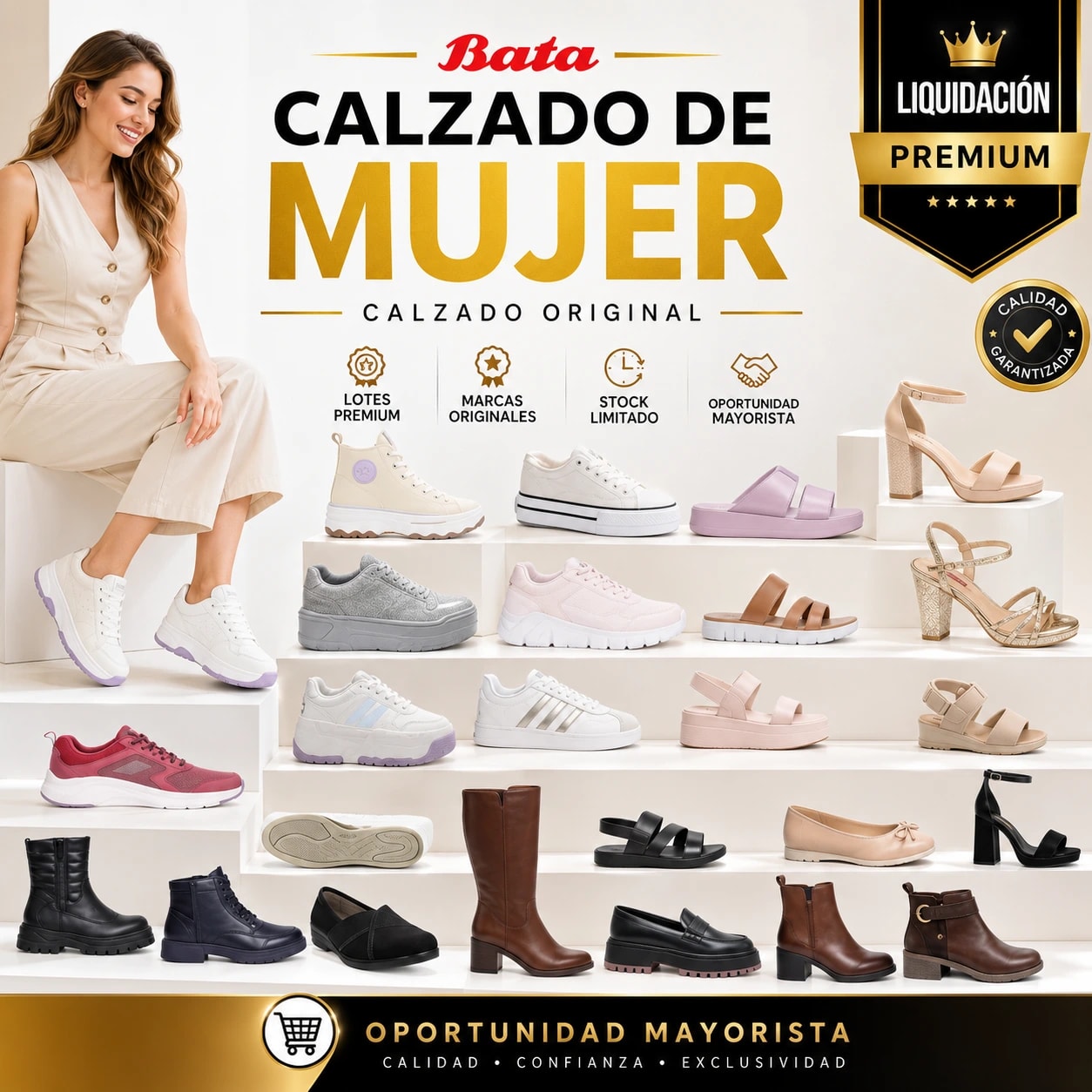 LOTE #77 – BATA -STOCK MAYORISTA - Miniatura 5
