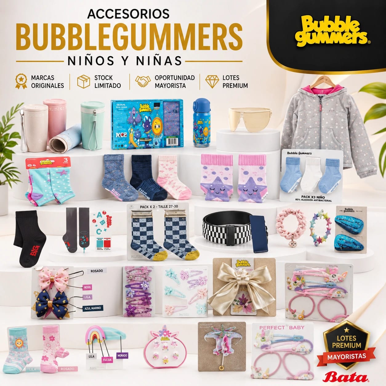 LOTE #98 MAYORISTA BATA-BUBBLEGUMMERS ORIGINAL - Miniatura 4