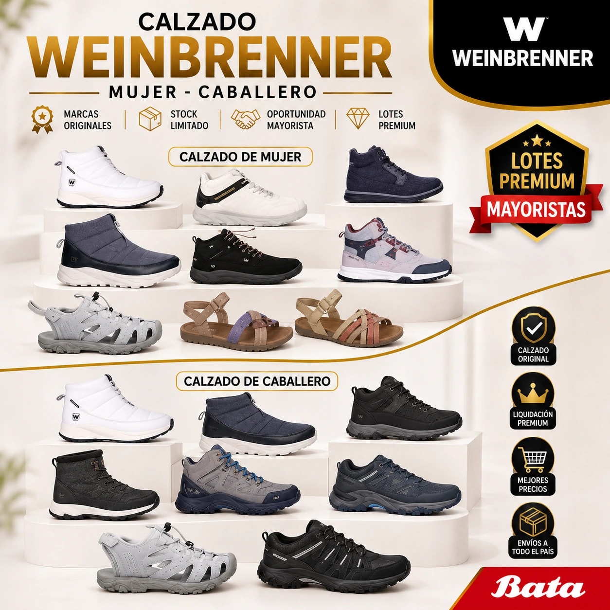 LOTE #27 BATA- WEINBRENNER ORIGINAL - Miniatura 2