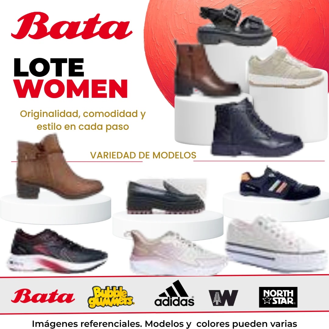 LOTE #44 BATA MAYORISTA | MARCAS ORIGINALES DISPONIBLE - Miniatura 3
