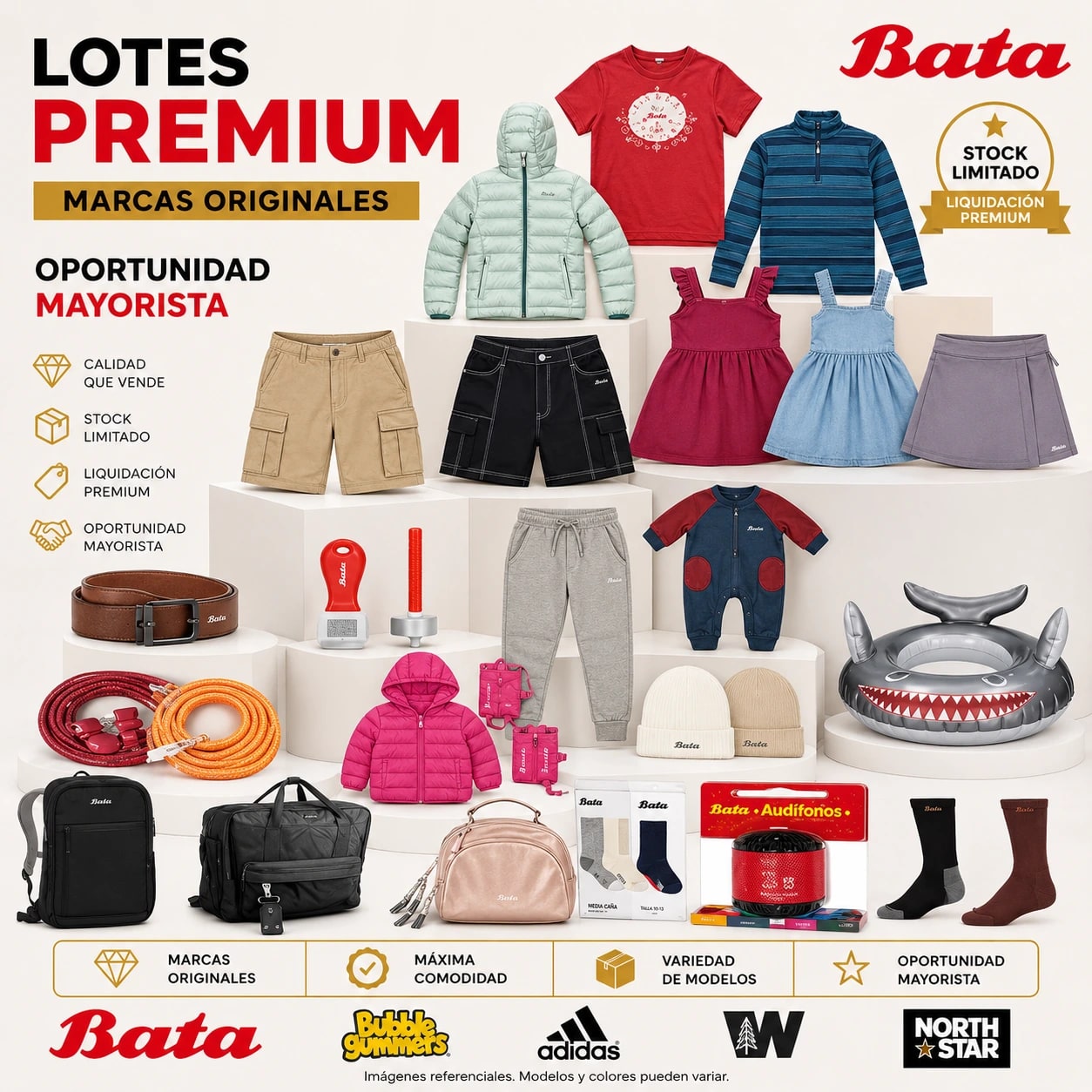 LOTE # 74 | REGION DE COQUIMBO | BATA MAYORISTA PREMIUM DISPONIBLE | MARCAS ORIGINALES - Miniatura 10