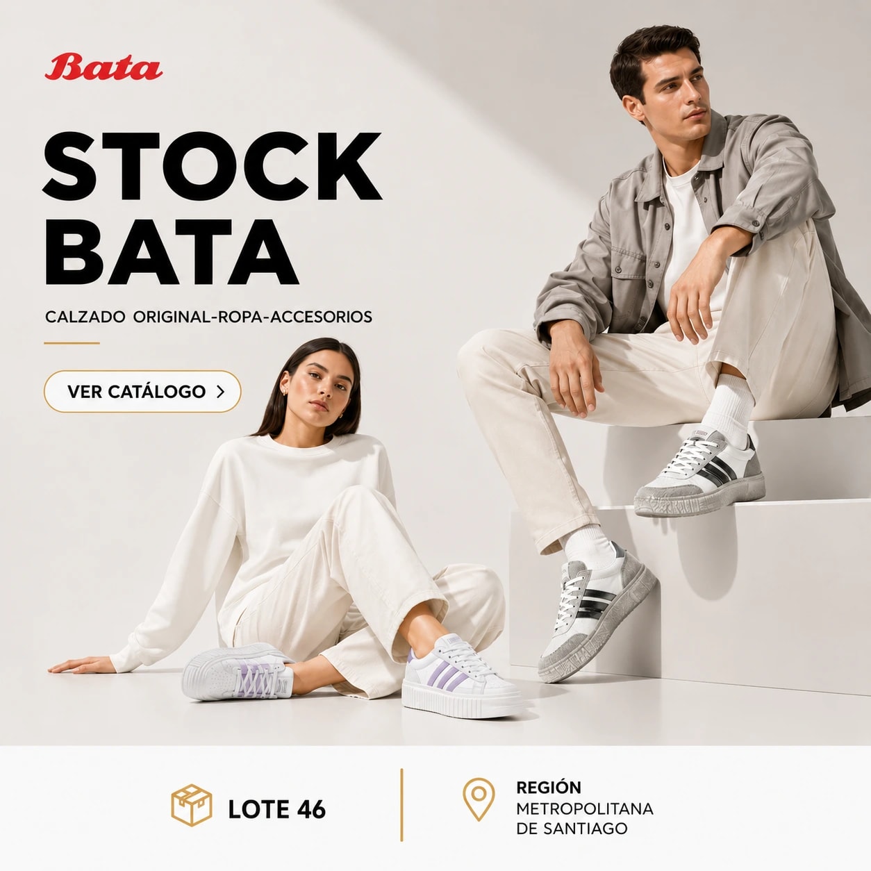 LOTE #46 BATA MAYORISTA DE CALZADO Y ACCESORIOS - Miniatura 1