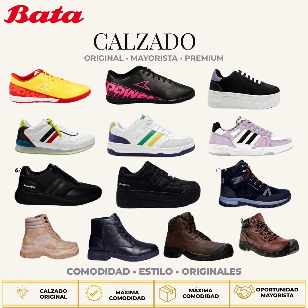 LOTE # 50 BATA – MULTIMARCA ORIGINAL - Miniatura 6