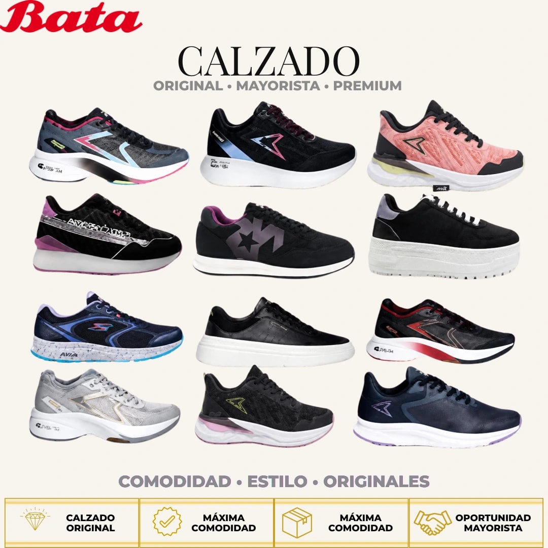 LOTE # 50 BATA – MULTIMARCA ORIGINAL - Miniatura 4