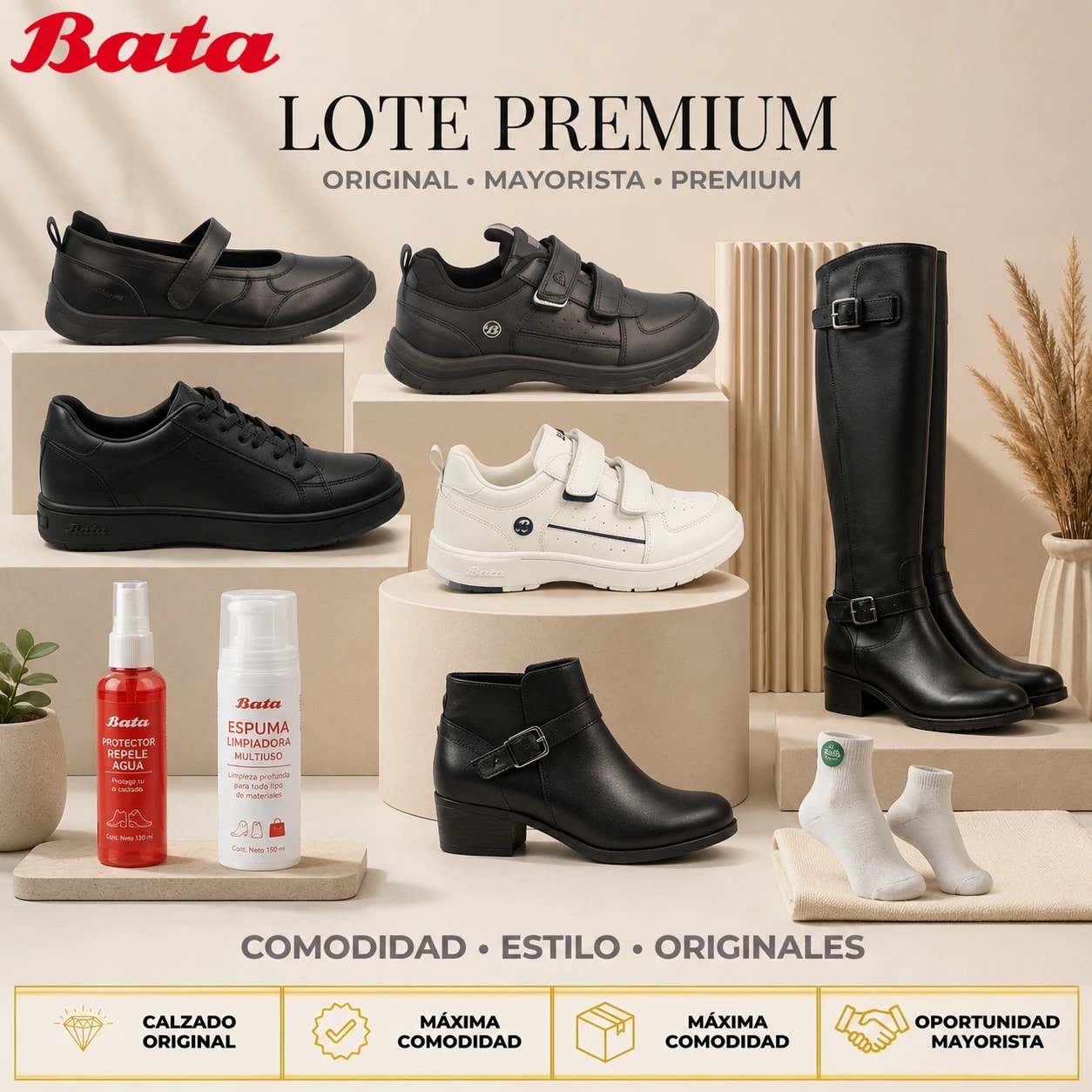 LOTE # 51 BATA MULTIMARCA ORIGINAL - Miniatura 2