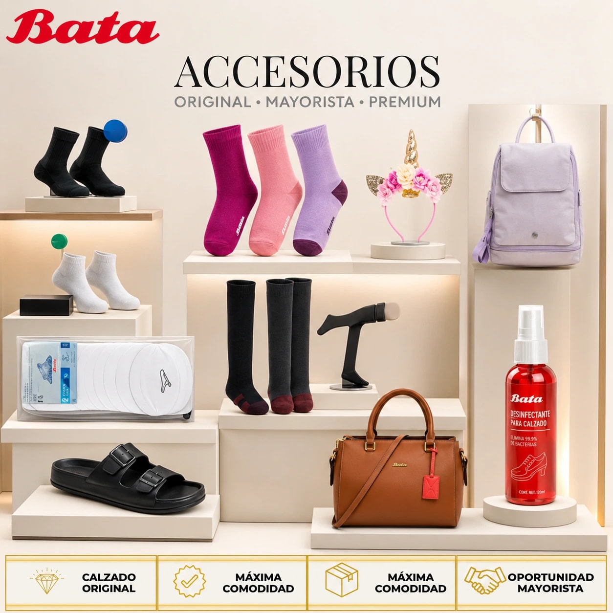 LOTE # 55 BATA MAYORISTA – MULTIMARCA ORIGINAL - Miniatura 2