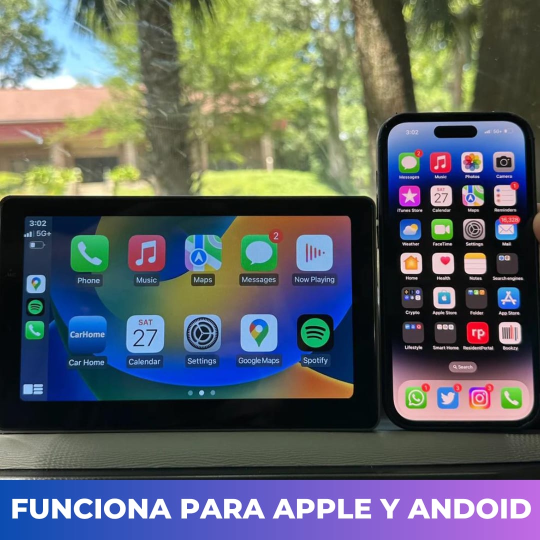 Pantalla universal de 7 pulgadas con car play - Miniatura 2