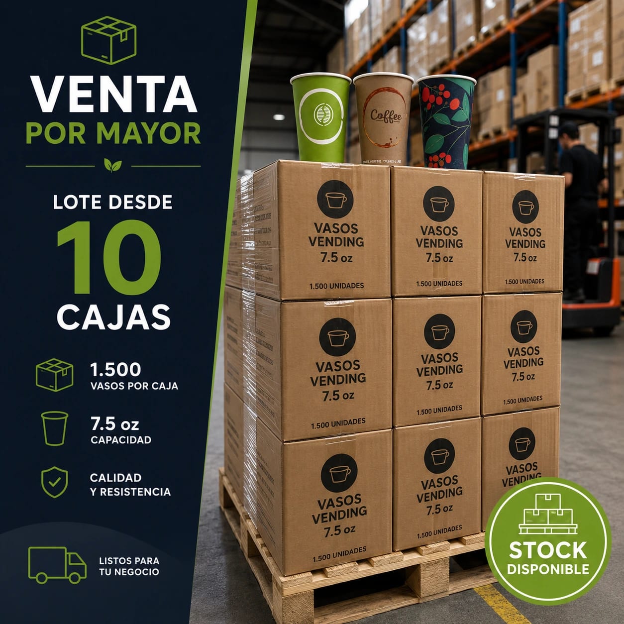 VASOS VENDING 7.5 OZ | VENTA MAYORISTA - Miniatura 2
