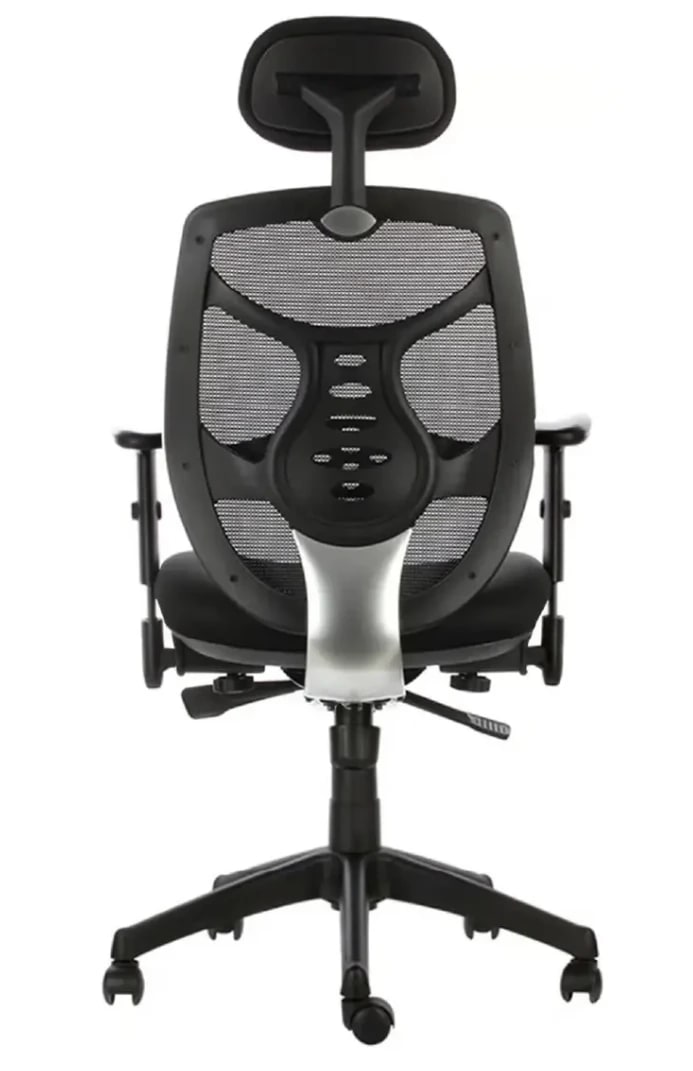 Silla Oficina Ergonomica Base Nylon Con Cabecero - Miniatura 4
