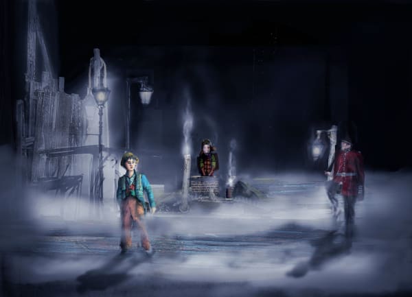 SANS FAMILLE - Image de scénographie 2