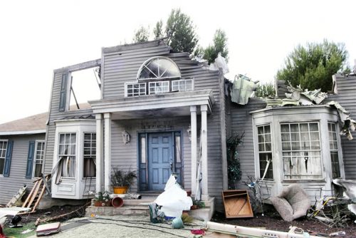 Home destroyed by fire