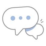 Icon of chat bubble