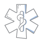 Icon of medical badge