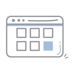 Icon of a calendar
