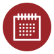 Calendar Icon - 4 start dates per year
