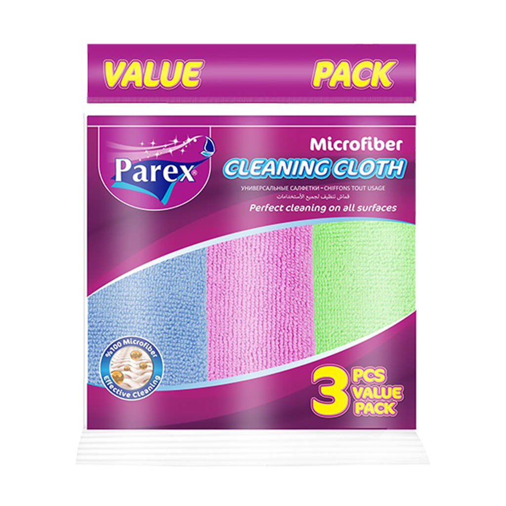 3 lavettes microfibres 32 x 32 cm-1909453 