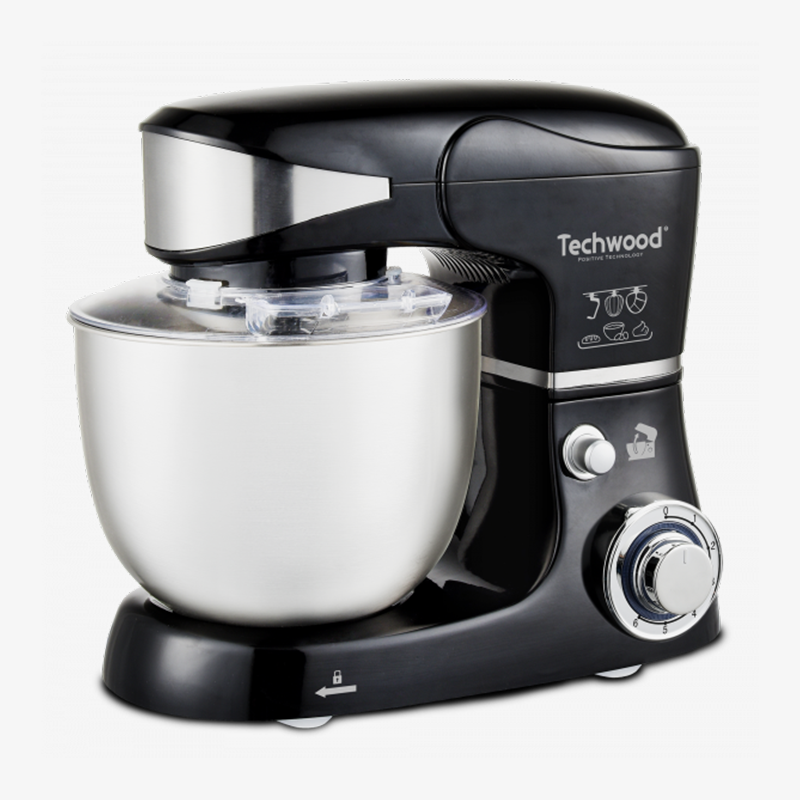 Robot pétrin noir bol inox-TRO-1056 