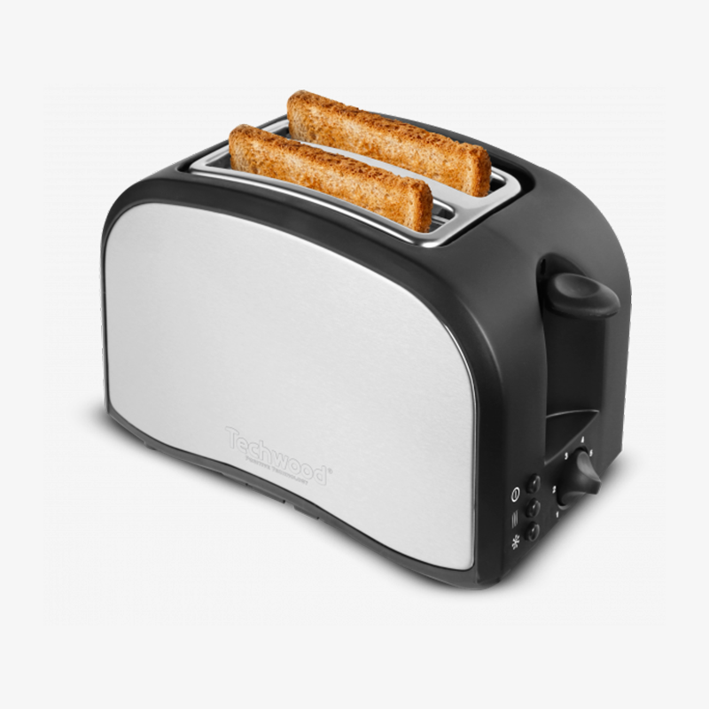 Grille Pain Noir/Inox- TGPI-816 