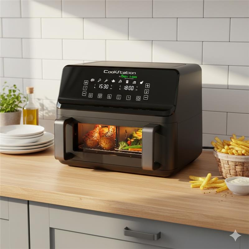 Friteuse sans Huile Duo - 4.5L+4.5L- CS-945   - 2