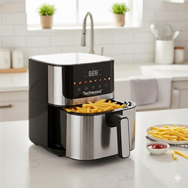  Friteuse digitale sans huile inox- TFR-514SHD - 2