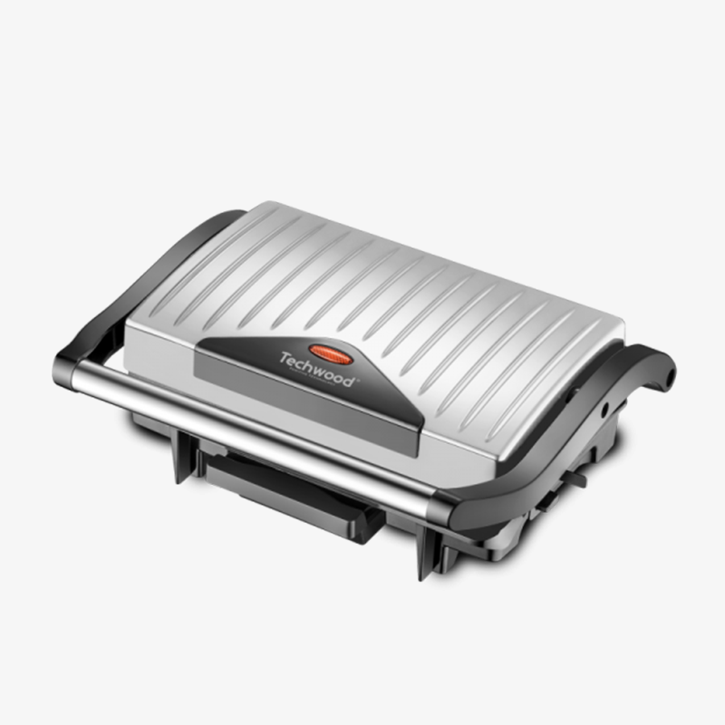  Panini grill couv coul inox  1500W-TGD-020