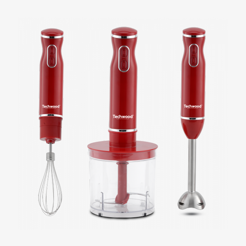  Mixer plongeant inox 3en1 grenat-TMS-9605