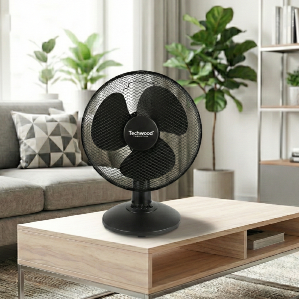 Ventilateur de table Noir Ø 30 cm-TVE-3036 - 2