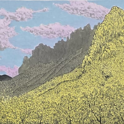 Ulsanbawi Rock at Sunset