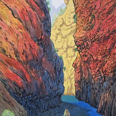 The narrow trail