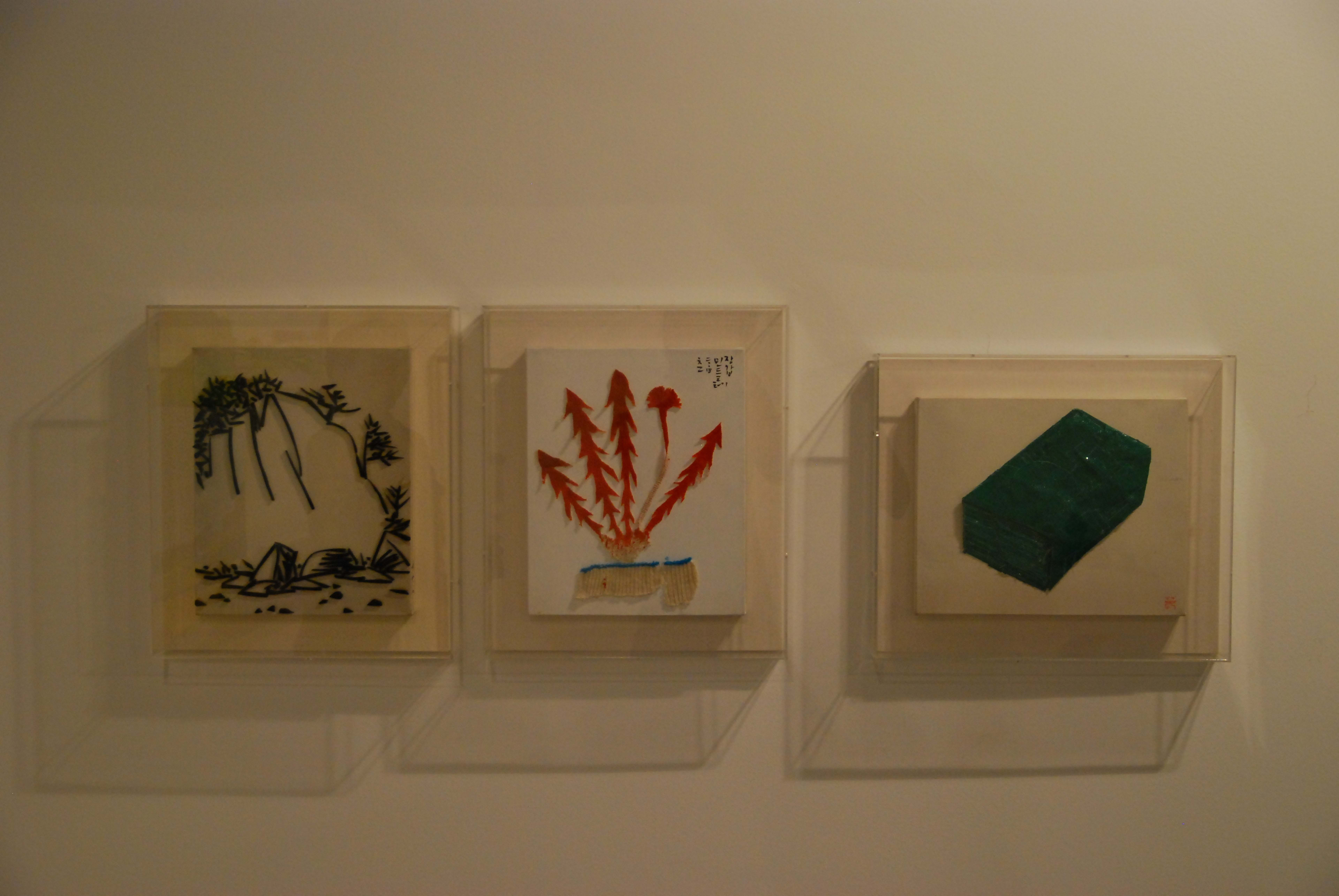 Blind Still Life - Landscape, Dandelion, Dictionary