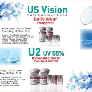 US Vision Transparent (BlueTint)