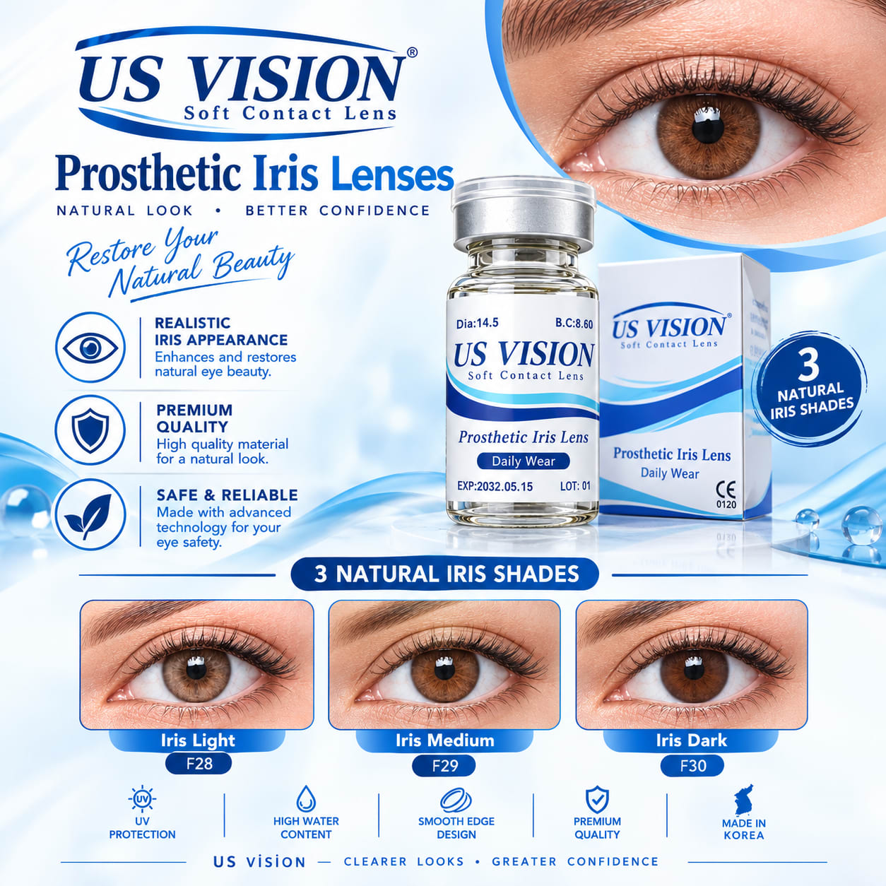US Vision IRIS Prostatic Lens