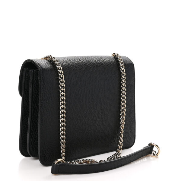 Gucci Dollar Calfskin Small Interlocking G Shoulder Bag Black view 4