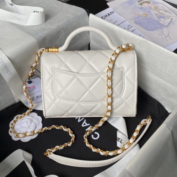 Mini Flap Bag With Top Handle view 4