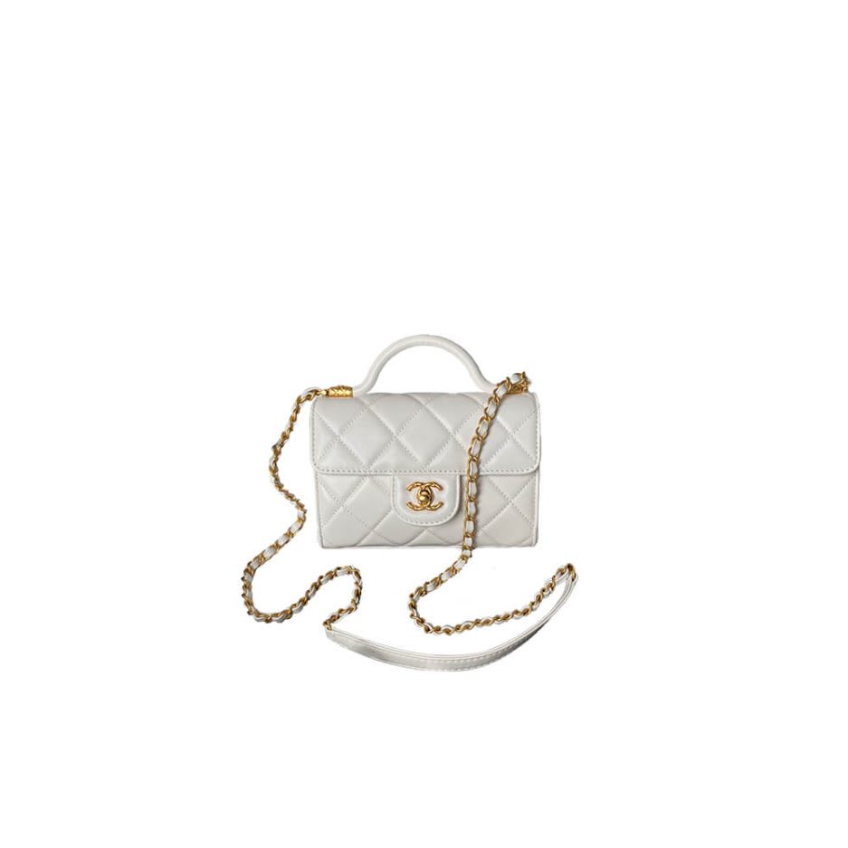 Mini Flap Bag With Top Handle