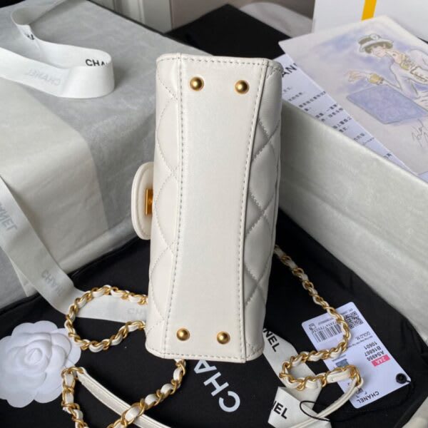 Mini Flap Bag With Top Handle view 5