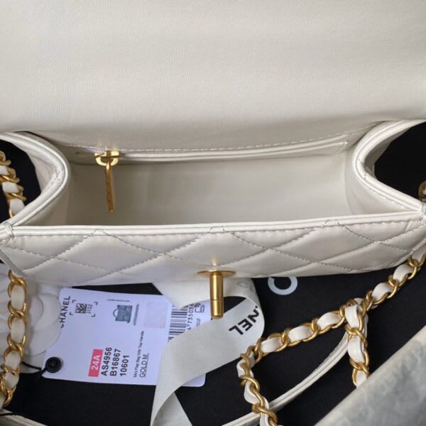 Mini Flap Bag With Top Handle view 8